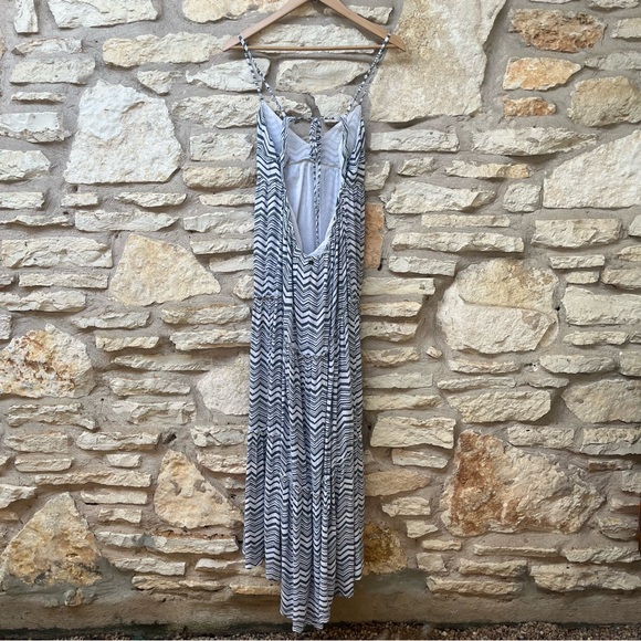 Billabong Sun Lovin Slate Blue Striped Maxi Dress - Picture 7 of 10